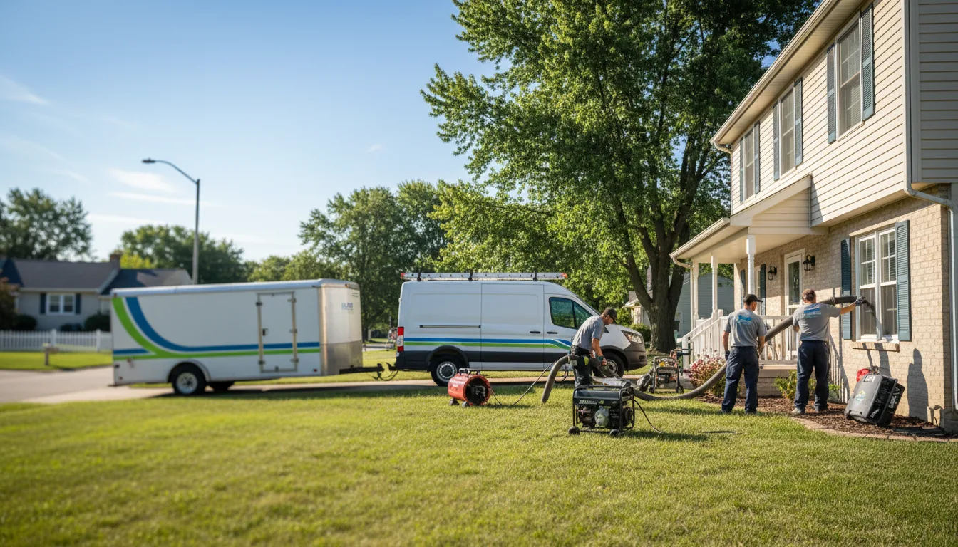 Flooded Basement Restoration And Cleanup With Repair in Chardon, OH near me